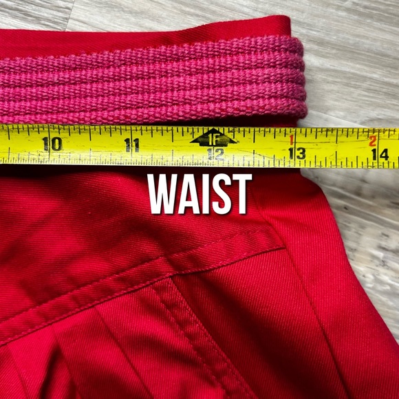 vintage 80s Casablanca : pleated fuchsia shorts - Picture 11 of 12